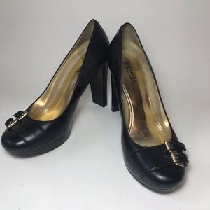 Michael Kors Double Buckle Heels- Size 8